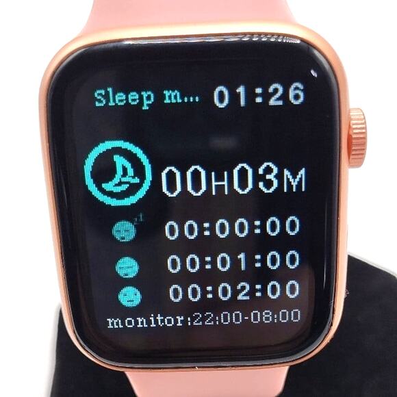 Pink Smartwatch Earbuds Set ports fitness heart rate for Apple Android & iOS NEW main image 4